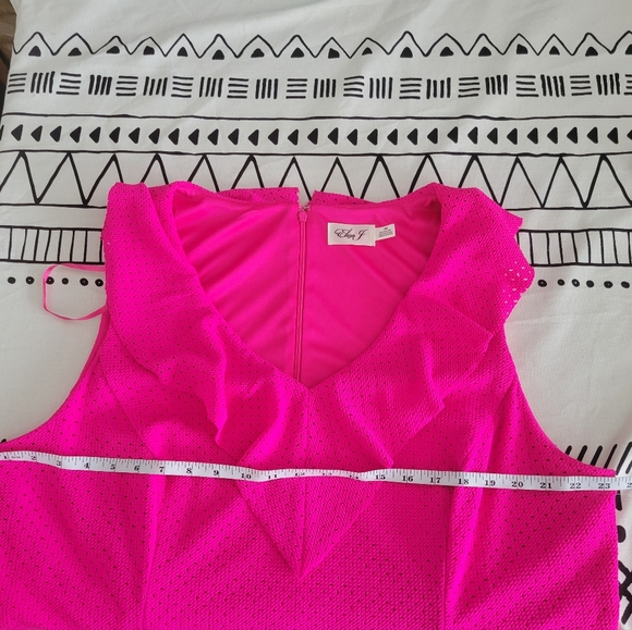 Eliza J Pink Sleeveless A-Line Mini Dress - Picture 6 of 12